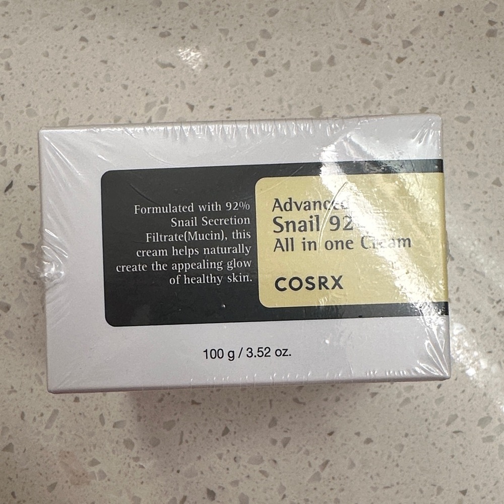 COSRX Advanced Snail 92 All in One Cream - White and Black